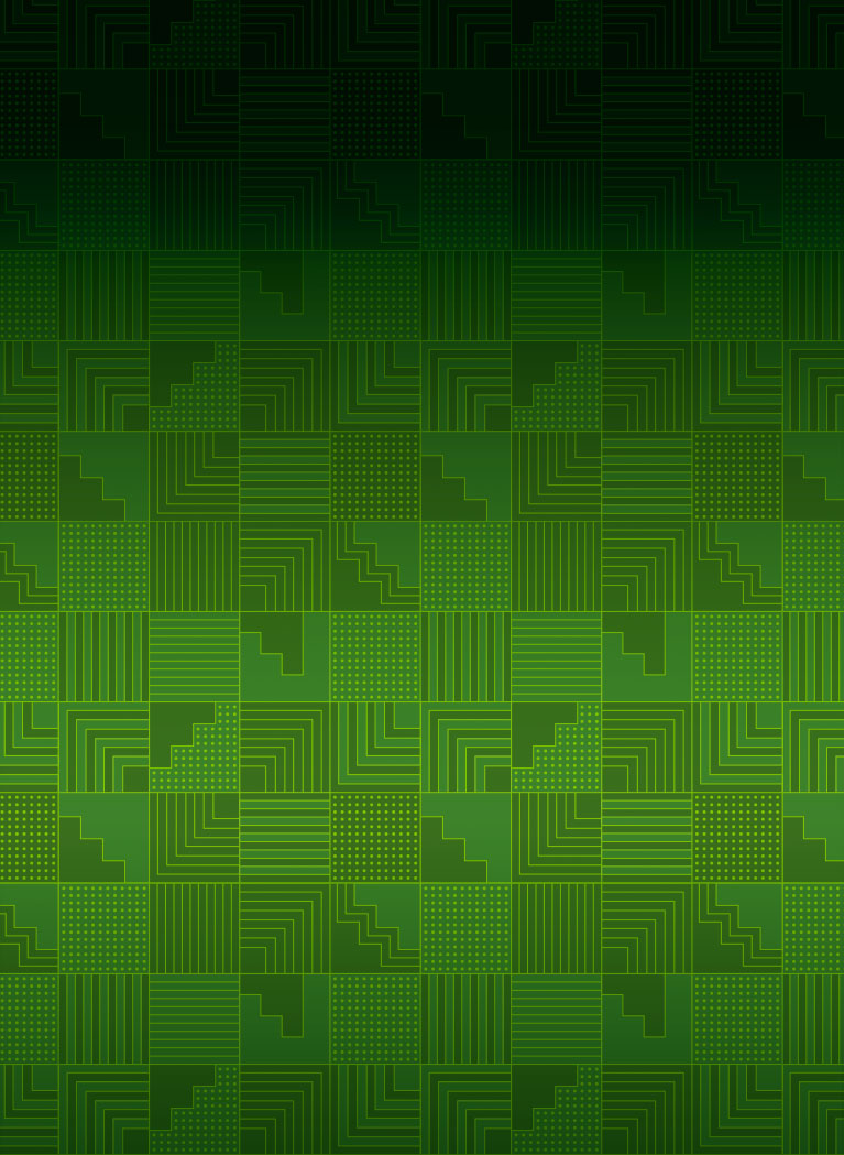 Green and Black squares background 